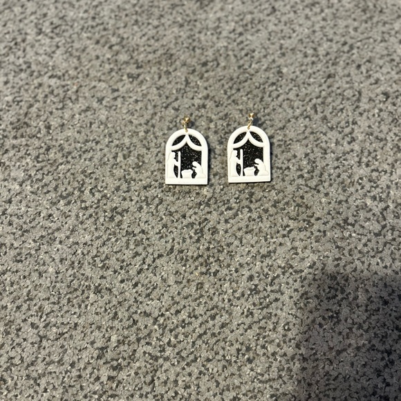 Earrings Nativity scene - Picture 5 of 6